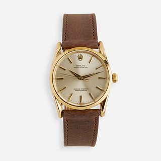 Rolex, Gold oyster perpetual bombay watch