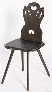 Pennsylvania Moravian Brettstuhl chair
