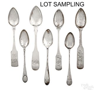 Pennsylvania coin silver spoons