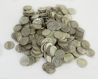 Lot of Three Hundred Fifty 350 Silver Dimes