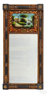 Sheraton painted mirror