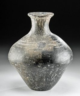 Anatolian Yortan Burnished Blackware Vessel