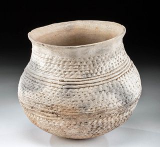 Prehistoric Mogollon Pottery Vessel Corrugated Style