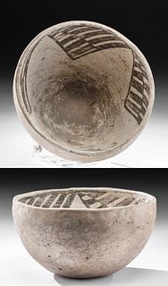 Mesa Verde Black and White Pottery Bowl
