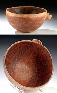 Prehistoric Anasazi Tusayan Redware Handled Cup
