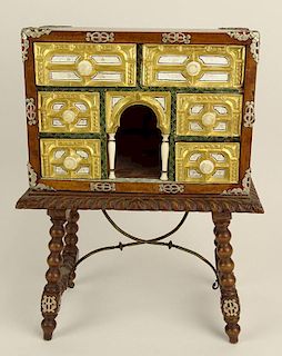 A Miniature Vargueno (traveling desk) from Northern Spain