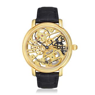 Maurice Lacroix Masterpiece Squelette in 18K Gold