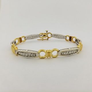 10K Gold 2CTW Diamond Tennis Bracelet
