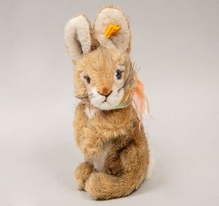 Toy Bunny. Germany. 20th century. Steiff. Plush toy. With brand label.