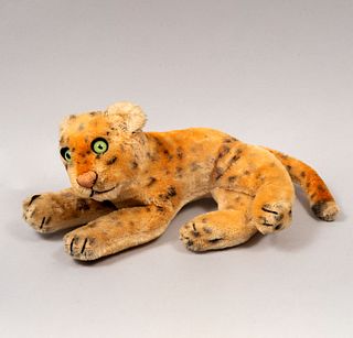 Toy Leopard. Germany. 20th century. Steiff. Plush toy.