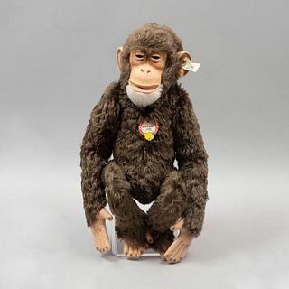 Toy Chimpanzee SCHIMPANS. Germany. 1993. Steiff. Plush toy. Replica of the original (1928)