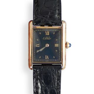 Cartier Vermeil Tank Wristwatch