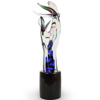 Dino Rosin Style Murano Glass Mother and Child