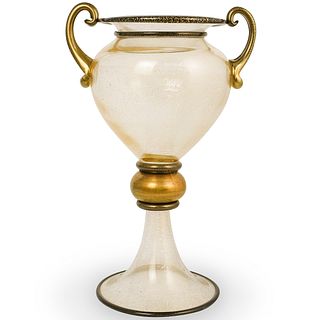 Gambaro and Poggi Murano Glass Vase