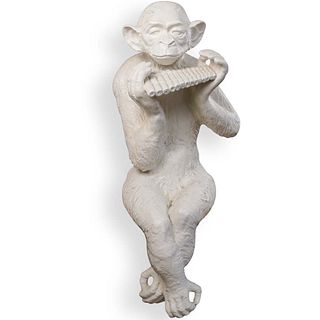 Life-Size Decorative Porcelain Monkey