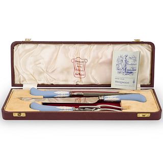 (3 Pc) Wedgwood Porcelain Cutlery Set