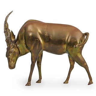 Bronze Antelope Statue