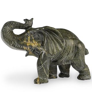 Carved Marble Elephant