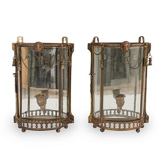 Wall Hanging Mirrored Sconces