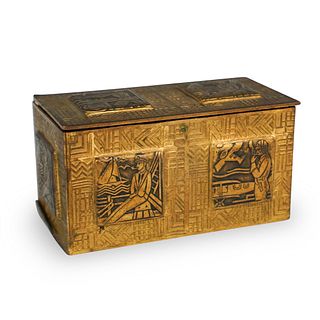 Art Deco Gilded Trinket Box