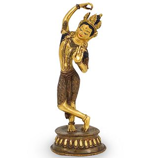Hindu Dancing Krishna Bronze