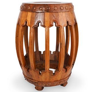 Wood Drum Stool