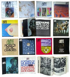 Avantgarde<br><br>nn. 1 - 14 (All published), New York, Ralph Ginzburg, 1968/1971, 14 issues 28.5x27.6, paperback, 60 ca.