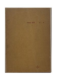 Bill, Max<br><br>X = XZürich, Allianz, Verlag, 1942, 15.9x21.5 cm.