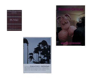 Cattelan, Maurizio<br><br>6th Caribbean Biennial Paris, Les Presses du Réel / Janvier [print: EBS - Italy], 2001, cm. 26x20, hardcover editorial bindi