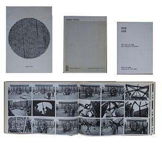 Ceroli, Mario<br><br>Mario Ceroli, Pesaro, "Il Segnapassi" Gallery, Summa Uno publishing house, [print: Lithograph Leschiera], 1972, 22.7x33 cm, paper