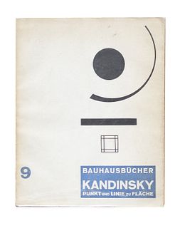 Kandinsky, Wassily<br><br>Punkt und Linie zu Flache. Beitrag zur Analyze der malerischen Elemente, Munchen, Albert Langen Verlag, “Bauhausbucher n. 9 