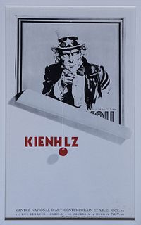 Kienholz, Edward<br><br>Kienholz, Paris, Center National d’Art contemporain et A.R.C, 1974, 64.9x40 cm.