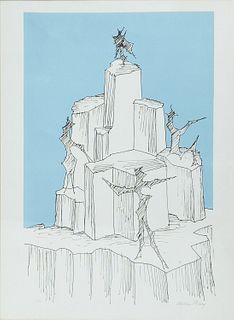 Ray, Man<br><br>The Mountain of Crystal Varese, Astrid, 1971, 70x50 cm.