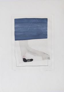 Santomaso, Giuseppe<br><br>Composition 5 without place, 1980, 39x30.5 cm., Sheet size 66x48.