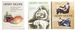 Moore, Henry<br><br>The Graphic Work - L’oeuvre gravé - Das graphische Werk 1931 - 1972 [1973 - 1975; 1976 - 1979]