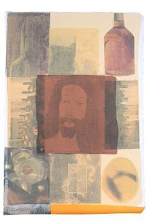 Robert Rauschenberg (1925-2008) Arcanum VI, 1981, Screenprint with collage,