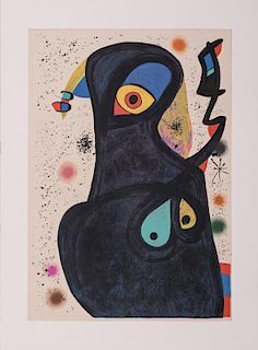 Joan Miro (1893-1983) Vladimir, 1975, Lithograph in colors,