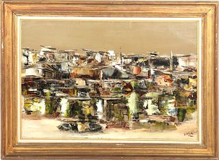 Eduardo de Soto Abstract Oil on Canvas