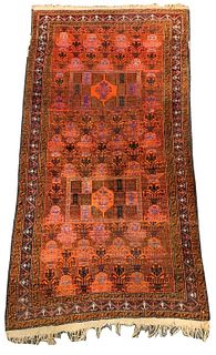 Floral & Geometric Persian Rug, 5' 11" x 3' 2.5"