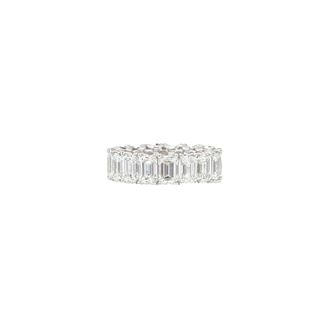 ALL GIA Certified 10.45ct Emerald Eternity Band