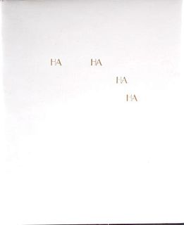 Nicholas Africano (b. 1948) Ha, Ha, Ha, 1989, Book, collection of text and offset lithographs,