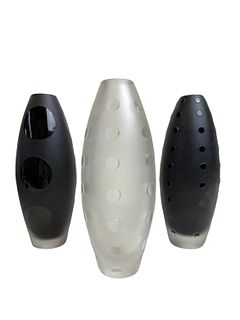 (3) Three Orrefor Crystal Vases