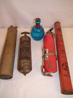 OLD FIRE EXTINGUISHERS 