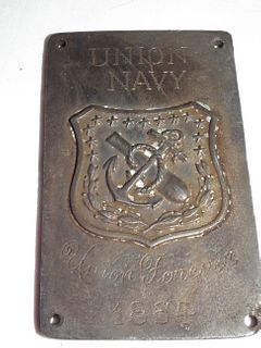 UNION NAVY 1864 MEDALLION 