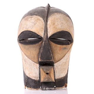 A Songye Kifwebe Carved Wood Ancestor Mask, Republic of Congo, 20th Century.
