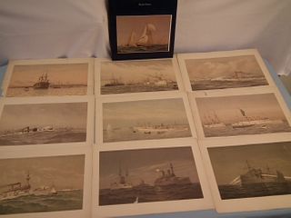 23 FRED COZZENS MARINE LITHOGRAPHS