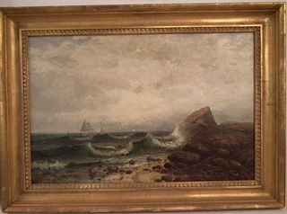 G.H. GAY SEASCAPE PAINTING