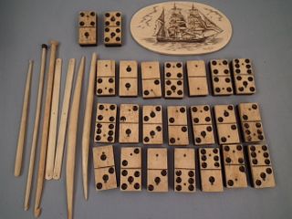 LOT SAILOR MADE & DOMINOES