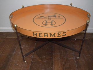 HERMES TOLE COCKTAIL TABLE 