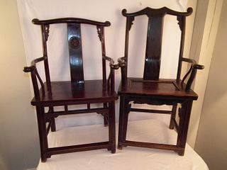 2 ANTIQUE CHINESE CHAIRS